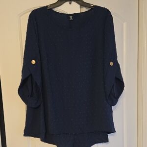 Navy Blue Women's Top